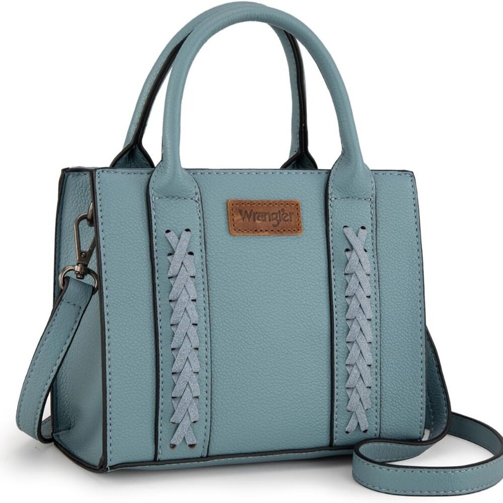 Wrangler Mini Crossbody Purse for Women Cute Small Tote Bag Shoulder Handbag Lad